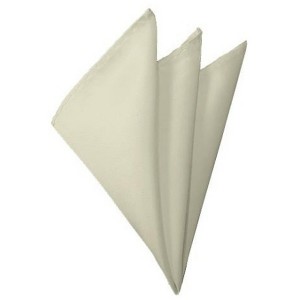 TheDapperTie - Men's Solid Color 10 Inch x 10 Inch Pocket Squares Handkerchief - 1 of 3