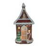 Northlight LED Lighted Gingerbread House with Christmas Tree and Candy Cane - 18.5" - image 4 of 4