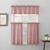 54"x14" Parkham Farmhouse Plaid Rod Pocket Semi-Sheer Kitchen Curtain Valance - No. 918 - 4 of 4