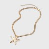 Starfish Pendant Necklace - A New Day™ Gold - 3 of 4