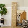 VIP Wood 10 in. Brown Relaxation Porch Rules Sign - 3 of 4