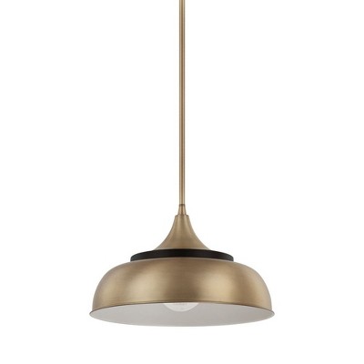 Capital Lighting Max 1 - Light Pendant in  Brass and Onyx