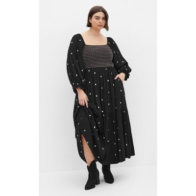 Women's Plus Size Kai Dress - black | CITY CHIC