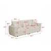 80.7" Modern Teddy Sofa,3 Seat Deep Couch with Solid Wood Frame & Plush Cushions for Living Room,Bedroom,Apartment,Office-Baofuwish - 4 of 4