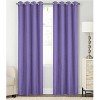RT Designer Collection Gibson Luxurious Decorative Grommet Curtain Panel 54" x 90" Lilac - 2 of 4