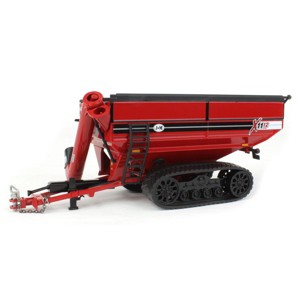 1/64 Red J&M 1112 X-Tended Reach Grain Cart with Tracks JMM-010 - 1 of 4