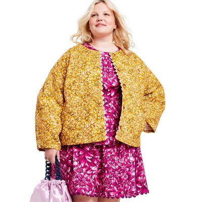 Women's Mum Floral Quilted Jacket - Kika Vargas x Target Gold