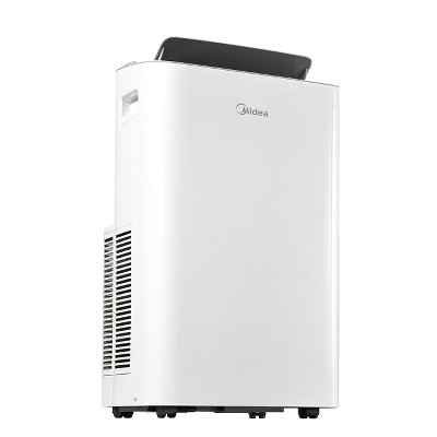 Midea 8,000 BTU White Portable Air Conditioner with Smart Features