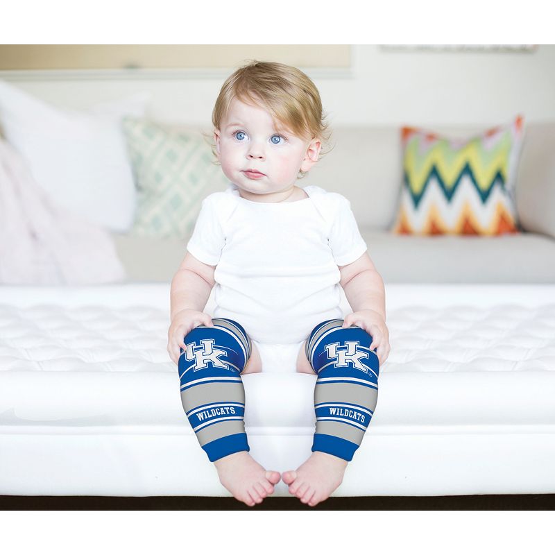 Baby Fanatic Officially Licensed Toddler & Baby Unisex Crawler Leg Warmers - NCAA Kentucky Wildcats, 5 of 7
