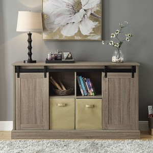 CAVINAS 60 Inch TV Stand with 2 Storage Cabinets Modern Entertainment Center Media Console for Living Room - 1 of 4