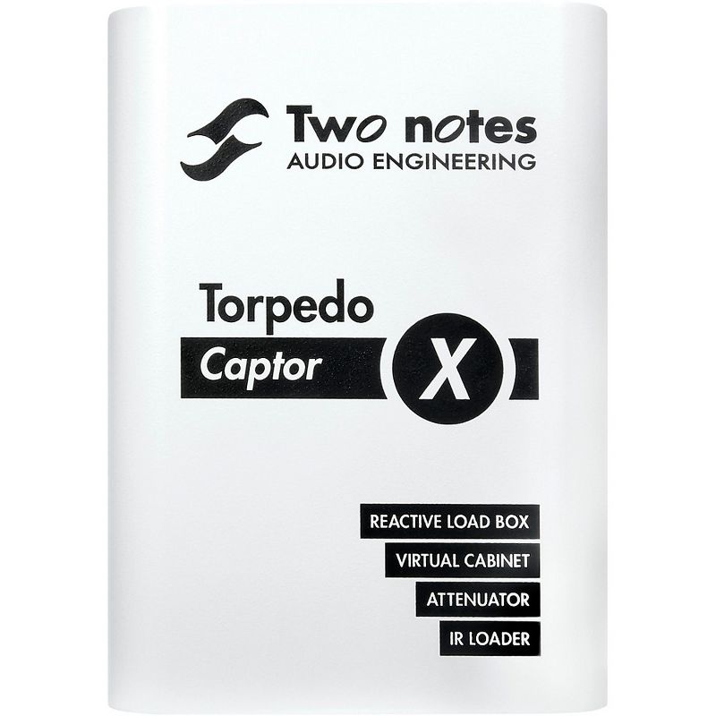 Two Notes AUDIO ENGINEERING Torpedo Captor X Reactive Load, Attenuator, IR Loader White 8 Ohm, 4 of 5