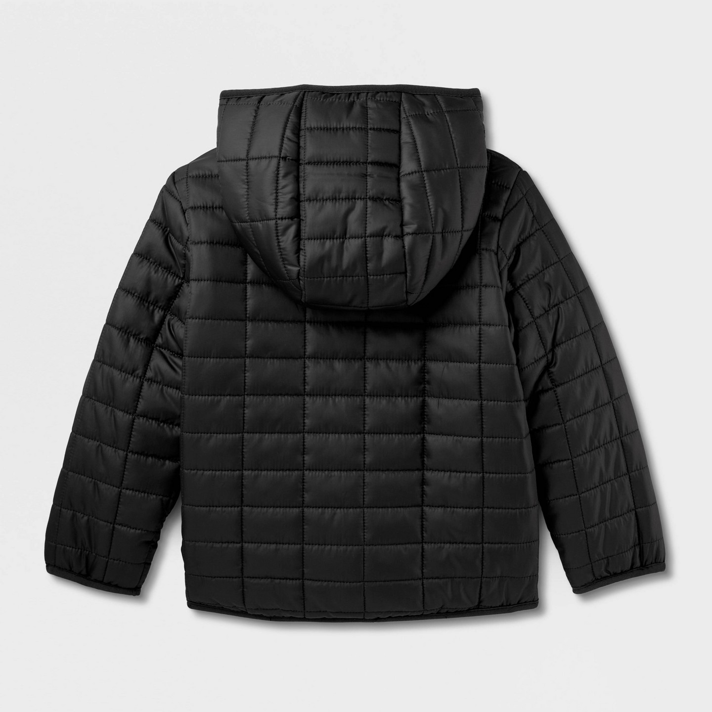Куртка Cat & Jack Puffer Jacket для мальчиков-малышей, цвет: Чёрный — фото 3
