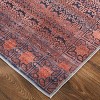 Voss Transitional Oriental Red/Brown/Blue Area Rug - 3 of 4