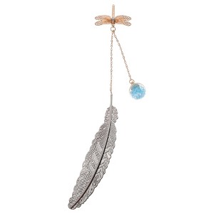 Unique Bargains Christmas Bookmark Metal 0.91"x4.53" 1Pcs - 1 of 4