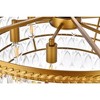 Elegant Lighting Nordic 6 - Light Chandelier in  Brass - 3 of 3