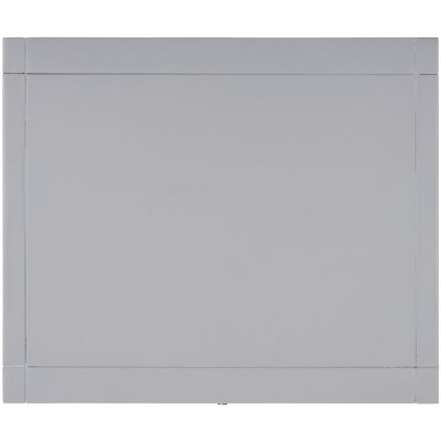 Grey Acacia Wood Cross Leg 1 Drawer Nightstand