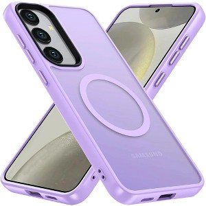 Entronix [Magnetic] Case Compatible with Galaxy S24 Plus - Translucent Frosted Matte - 1 of 4