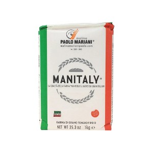 Molino Paolo Mariani Manitaly Manitoba flour 100% Italian Grains 1kg/2.2lbs - 1 of 1