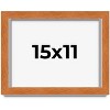PosterPalooza | Flat Brown Picture Frame - UV Acrylic, Backing Board, Hanging Hardware Included - 2 of 4