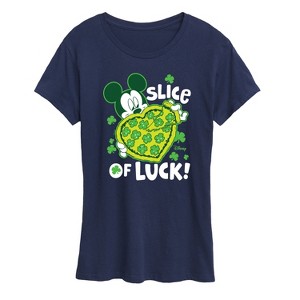 Women's - Disney - Slice Of Luck Short Sleeve Graphic T-Shirt - 1 of 4