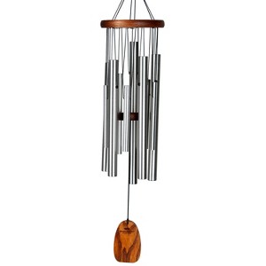 Woodstock Wind Chimes Signature Collection  Magical Mystery Chimes Silver Wind Chime - 1 of 4