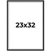 PosterPalooza | Photo Size Flat Silver Picture Frame - UV Acrylic, Foam Board Backing, Hanging Hardware - 2 of 4