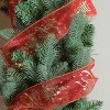 Northlight Cranberry Red and Gold "Merry Christmas" Wired Christmas Craft Ribbon 2.5" x 10 Yards - 3 of 3