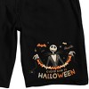 Nightmare Before Christmas Every Day Is Halloween Adult Black Sleep Pajama Shorts - 2 of 4