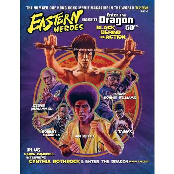 Eastern Heroes Bruce Lee 50th Anniversary Black Behind the Action - (Paperback)