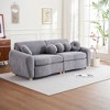 84" Modern Chenille Upholstered Sofa Couch, Sectional Loveseat with Solid Wood Frame for Living Room, Apartment, Bedroom, or Home Office - 4 of 4