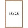 PosterPalooza | Deco Brown Picture Frame - UV Acrylic, Foam Board Backing, Hanging Hardware - 2 of 4