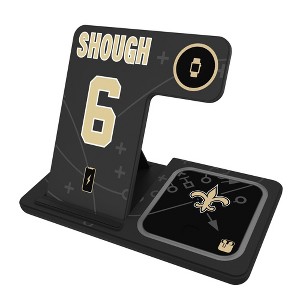 NFL New Orleans Saints Players Game Tactic 15-Watt 3 in 1 Charging Station - 1 of 4