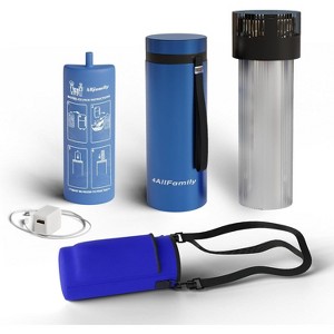 4ALLFAMILY Voyager Large & X-Large Auto Shut Off Insulin Cooler, Blue or Red, TSA Approved Biogel & USB Fridge Temp 36-46°F - 1 of 4