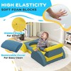 Runesay Yellow 14 Piece Modular Kids Play Couch, Sitting and Sleeping, Convertible Foam Floor Cushions - 4 of 4