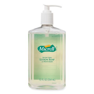 MICRELL Antibacterial Lotion Soap, Light Scent, 12 oz Pump Bottle - 1 of 2