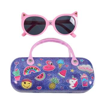 Limited Too Girls Sunset Sunglasses & Case Set for Kids