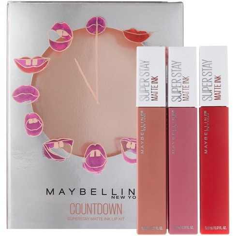 Maybelline Countdown Superstay Matte Ink Lip Kit 051 Fl Oz