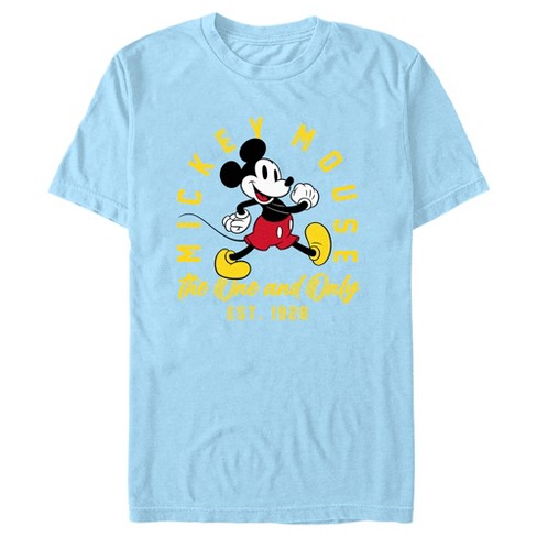 Men's Mickey & Friends One And Only 1928 T-shirt - Light Blue - X Large :  Target