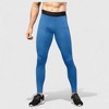 Anna-Kaci Active Men's Performance Leggings with Contoured Support Pouch and Seamless Fit for Training and Recovery - 2 of 4