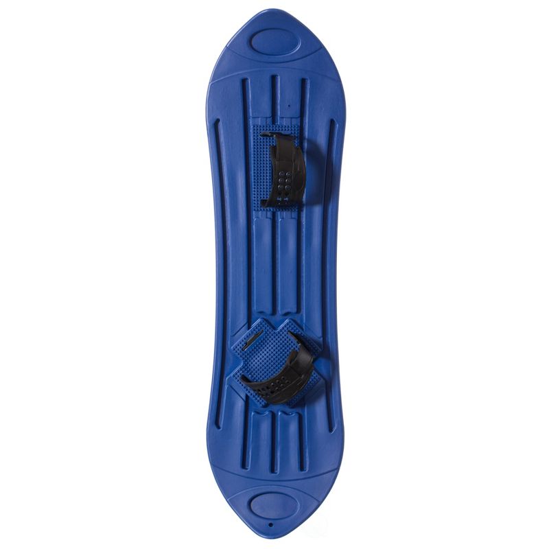 Gardenised Kids Plastic Outdoor Snowboard Ice Sled, Single-Person, Kids over 5 Years, Blue, 1 of 11
