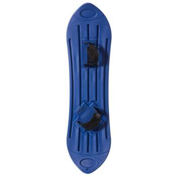 Gardenised Kids Plastic Outdoor Snowboard Ice Sled, Single-Person, Kids over 5 Years, Blue
