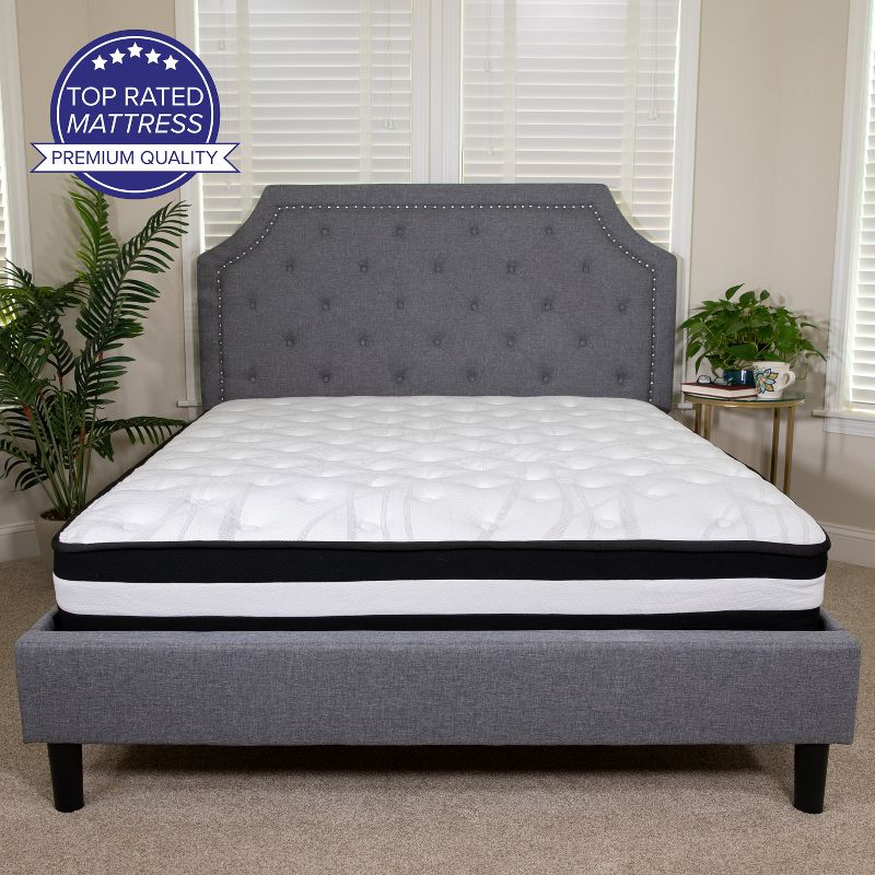 Emma and Oliver 10 Inch Foam and Pocket Spring Mattress, Mattress in a Box, 2 of 12