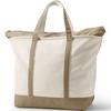 Lands' End Zip Top Canvas Tote Bag - 4 of 4