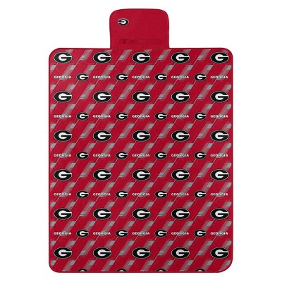 NCAA Georgia Bulldogs Hexagon Stripe Picnic Blanket