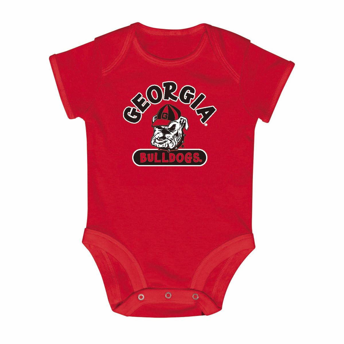 NCAA Georgia Bulldogs Newborn 2pk Bodysuit - thumbnail 2