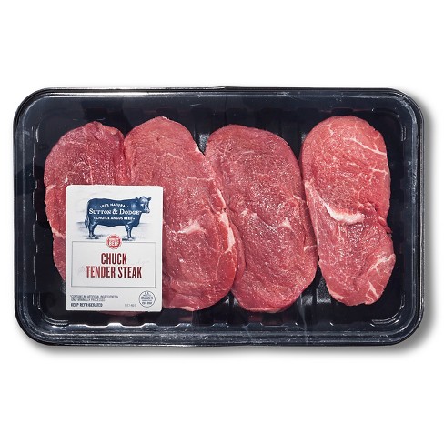 USDA Choice Angus Beef Chuck Tender Steak - 16oz - Price ...