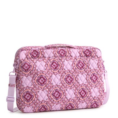 Vera Bradley Women's Outlet Cotton Laptop Crossbody Bag
