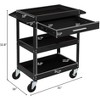 Karl Home 330 LBS 3-Tier Rolling Tool Cart With Drawer in Black - 2 of 4