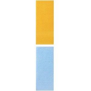 REGALWOVEN Solid Textured Absorbent Soft Decorative Hand Towel Set 13" x 30"/14" x 30" 2 Pcs - 1 of 4