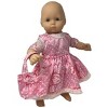 Doll Clothes Superstore Pink Chiffon Dress Fits 14-15 Inch Baby Dolls - 3 of 4